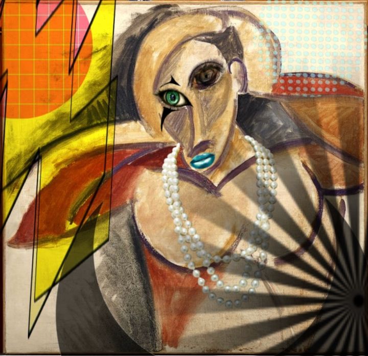 Arts numériques intitulée "Demoiselle 6" par Tof Riviera, Œuvre d'art originale, Photographie numérique