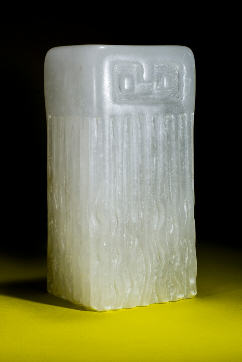 Sculpture intitulée "L'homme méduse" par Tom Sturm, Œuvre d'art originale, Pierre
