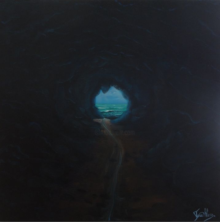 Luz Na Escuridao Light In The Darkness Painting By Tom Alves Artmajeur