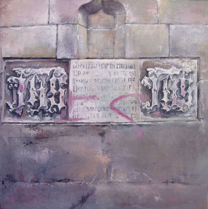 绘画 标题为“Gotico Ilustrado” 由Tomás Castaño, 原创艺术品, 油
