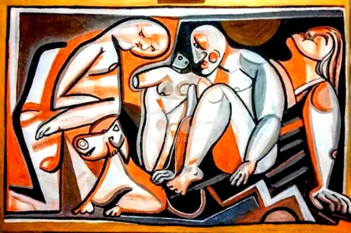 Pintura intitulada "Gosso" por Tomás Martin, Obras de arte originais, Acrílico