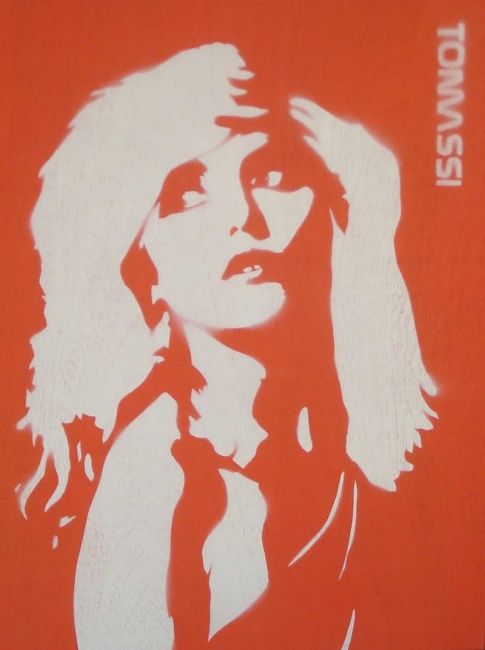 Painting titled "Debbie Harry" by Tomassi, Original Artwork