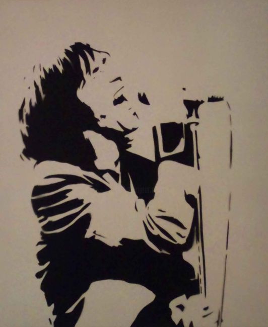 Painting titled "Primal Scream - Bob…" by Tomassi, Original Artwork