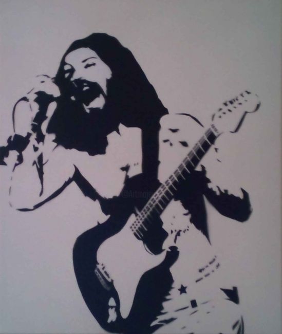 Painting titled "Biffy Clyro - Simon…" by Tomassi, Original Artwork