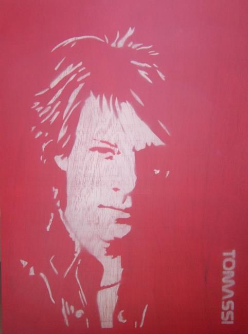 Painting titled "Bon Jovi" by Tomassi, Original Artwork