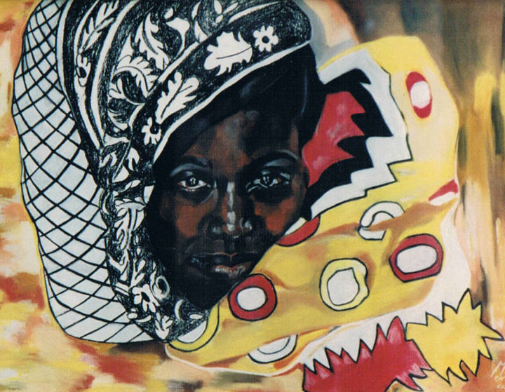 Dessin intitulée "Zanzibar" par Maryse Renault, Œuvre d'art originale, Pastel