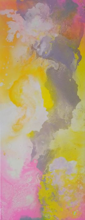 Painting titled "Sunset" by Tomáš Backa, Original Art, Spray paint