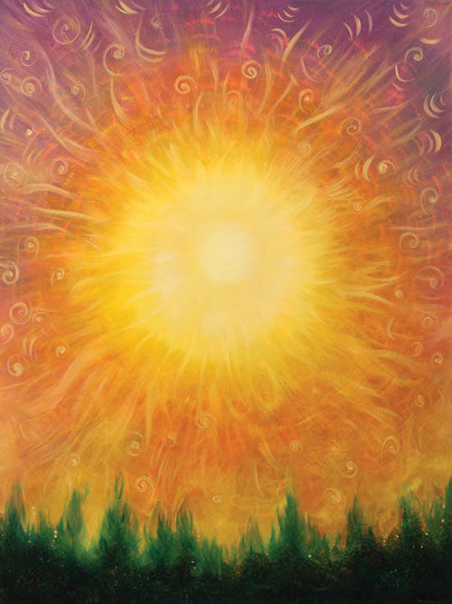 Painting titled "Yoga of Light" by Toni Carmine Salerno, Original Artwork, Acrylic