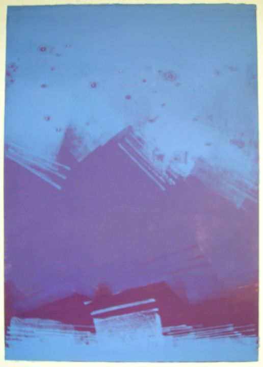 Incisioni, stampe intitolato "monotype-3.jpg" da Toni Dimovski, Opera d'arte originale