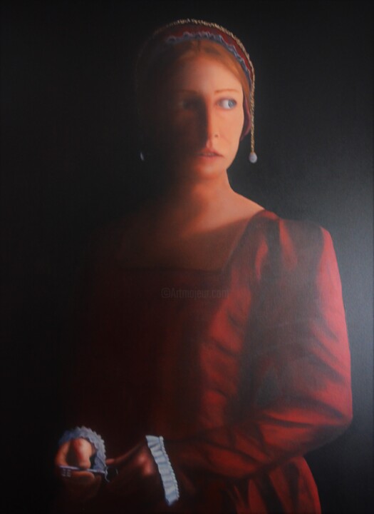 Картина под названием "garance 2" - Antonio Brusadelli, Подлинное произведение искусства, Масло