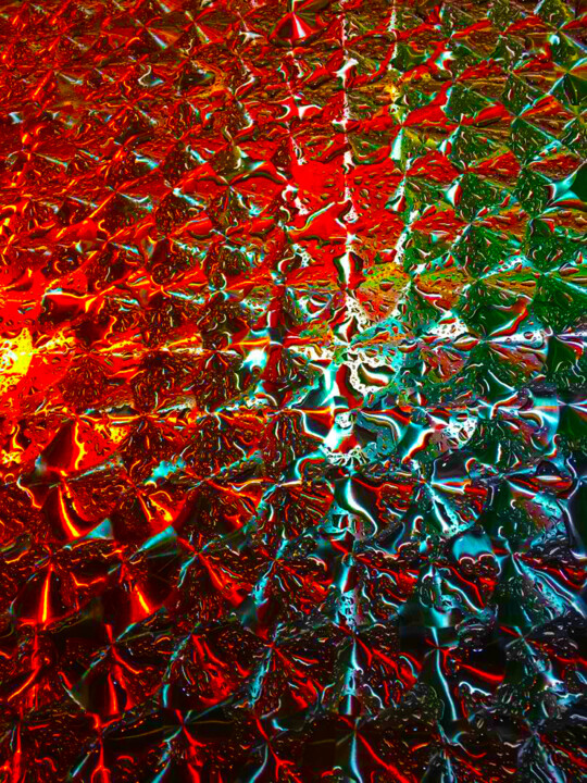 Картина под названием "Colorful Abstract B…" - Tony Rubino, Подлинное произведение искусства, Акрил Установлен на Деревянная…