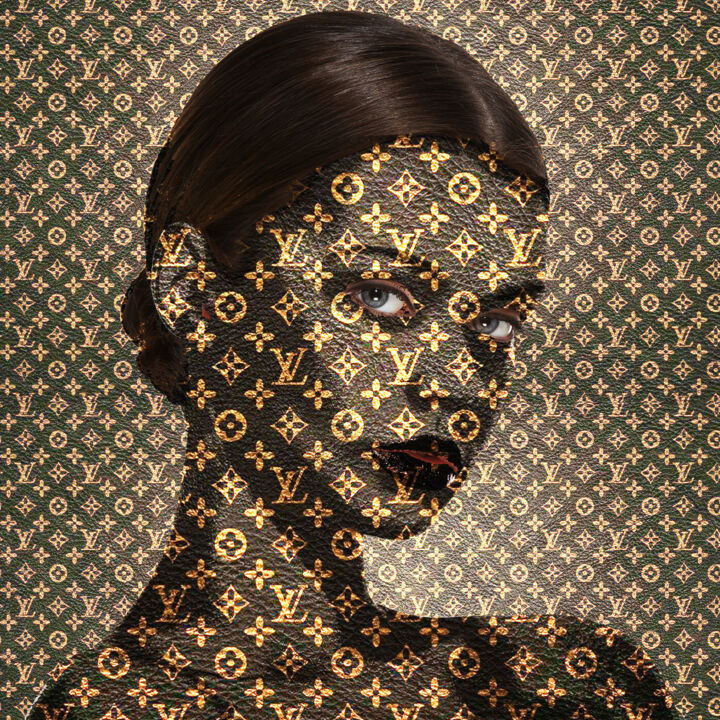 Louis Vuitton Woman Girl Skin, Painting by Tony Rubino