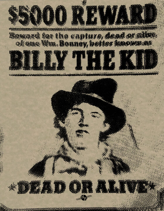 Peinture intitulée "Billy The Kid Mug S…" par Tony Rubino, Œuvre d'art originale, Acrylique Monté sur Châssis en bois
