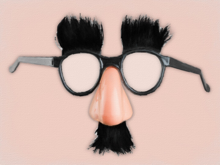 Funny Mask Glasses Fake Nose and Mustache Disguise