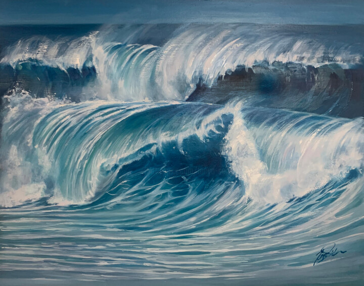 Pintura intitulada "Force of Nature" por Tonya Seiler, Obras de arte originais, Óleo