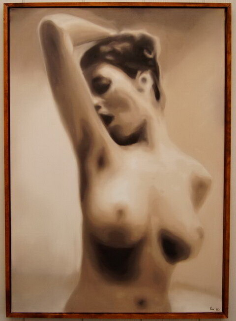 Painting titled "ekstase" by Torsten Loeffler, Original Artwork, Oil
