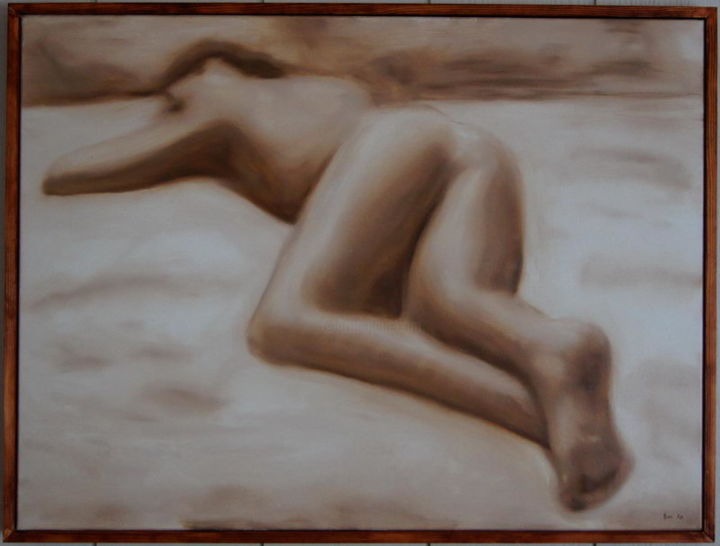 Malerei mit dem Titel "summer" von Torsten Loeffler, Original-Kunstwerk, Öl