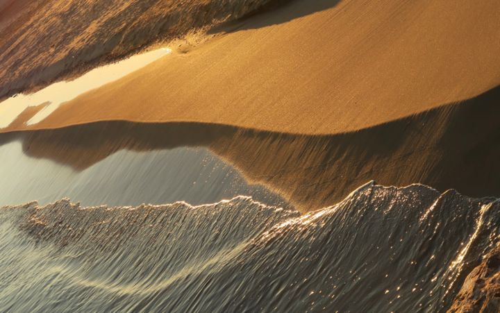 Photographie intitulée "Plage.jpeg" par Michèle Tortissier, Œuvre d'art originale