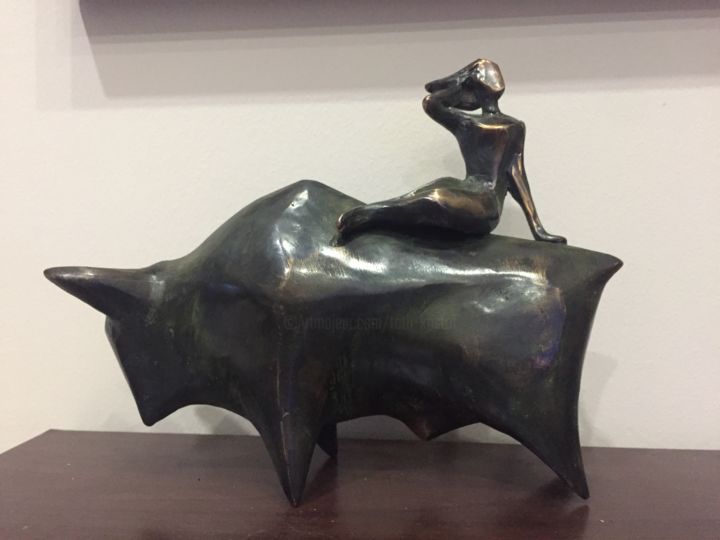 Sculpture titled "Abduction of Europa" by Kristof Toth, Original Artwork, Bronze