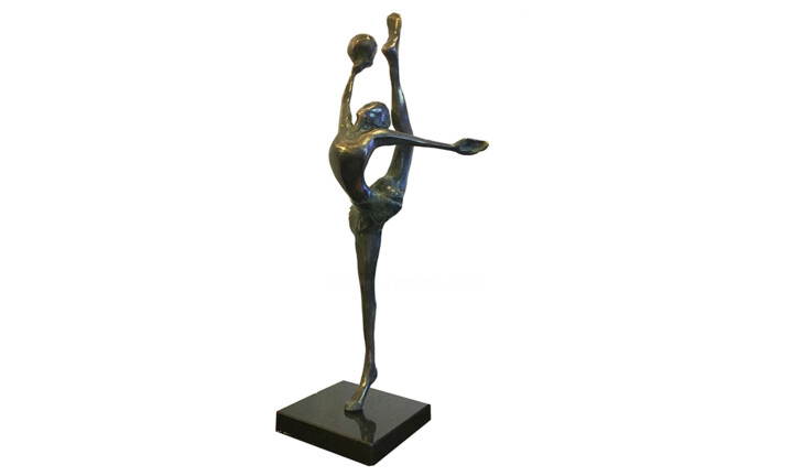 Escultura titulada "Ballet 2." por Kristof Toth, Obra de arte original, Bronce
