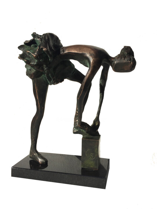 Sculpture titled "Ballerina" by Kristof Toth, Original Artwork, Bronze