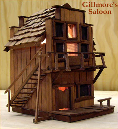 Escultura titulada "Gilmore's Saloon si…" por Tower, Obra de arte original