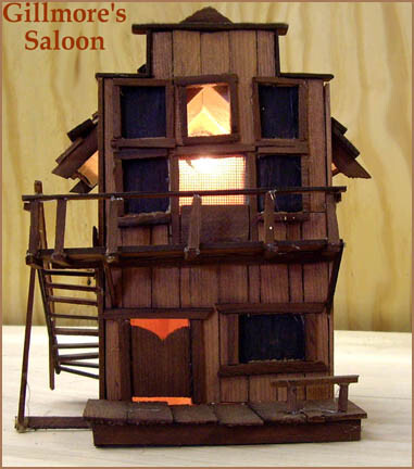 Rzeźba zatytułowany „Gilmore's Saloon fr…” autorstwa Tower, Oryginalna praca