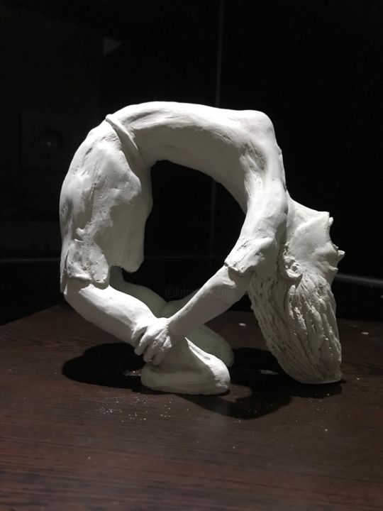 雕塑 标题为“Kabus” 由Emrah Yıldırım Instagram: Emrahxtoxic, 原创艺术品, 陶瓷