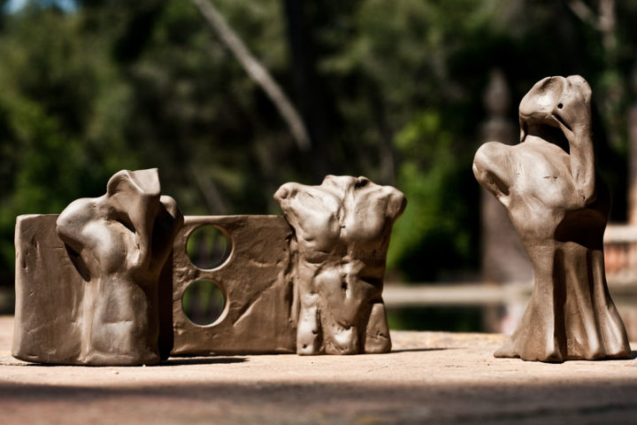 雕塑 标题为“CHESS” 由Cesar Aguilar (Raçe), 原创艺术品, 陶瓷