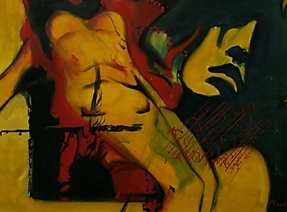 Painting titled "liliam" by Cesar Aguilar (Raçe), Original Artwork, Acrylic
