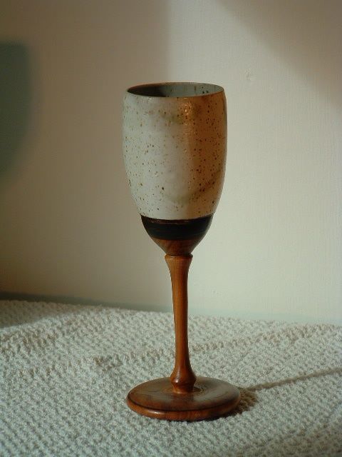 Sculpture titled "Chalice #15" by David Tremaine, Original Artwork, Wood