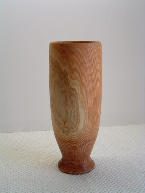Sculpture titled "Tall Vase #5" by David Tremaine, Original Artwork, Wood