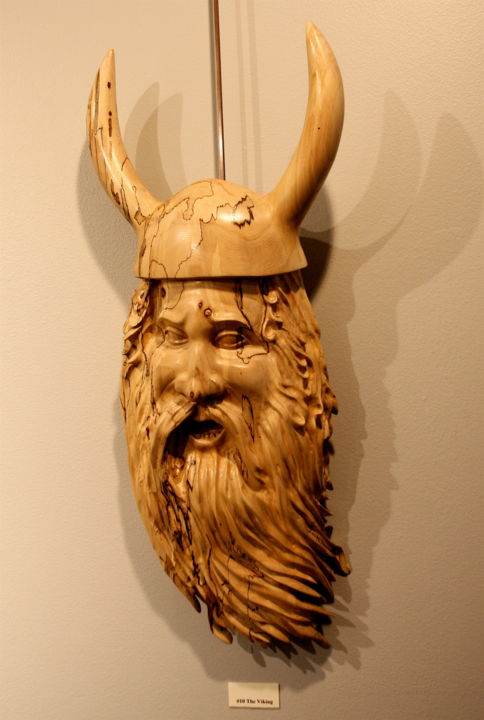 Sculptuur getiteld "Viking" door David Tremaine, Origineel Kunstwerk