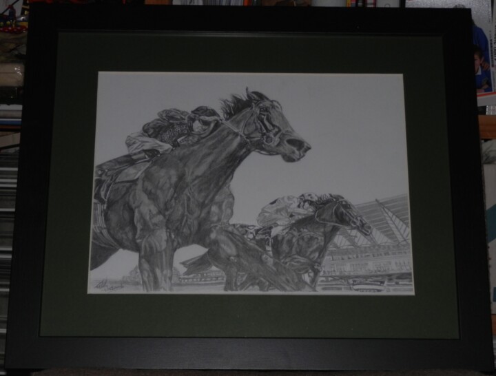 Drawing titled "And the winner is." by Trevor Smith, Original Artwork, Pencil
