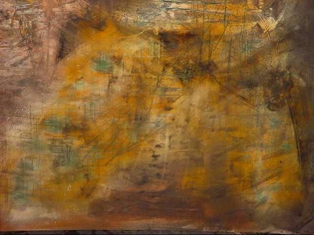 Pintura titulada "colour abstract" por Trevor Beach, Obra de arte original