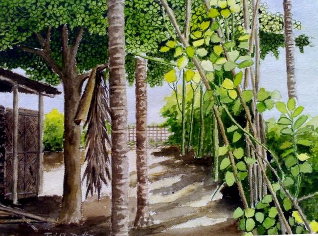 Painting titled "Water Colour  5. 20…" by Tridib Dutta, Original Artwork