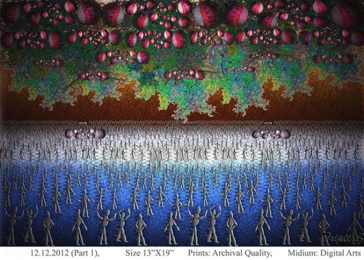 Grafika cyfrowa / sztuka generowana cyfrowo zatytułowany „tripti-12-12-2012-p…” autorstwa Tripti, Oryginalna praca, Malarstw…