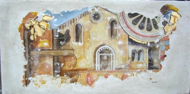 Painting titled "Duomo" by Tristano Casarotto, Original Artwork