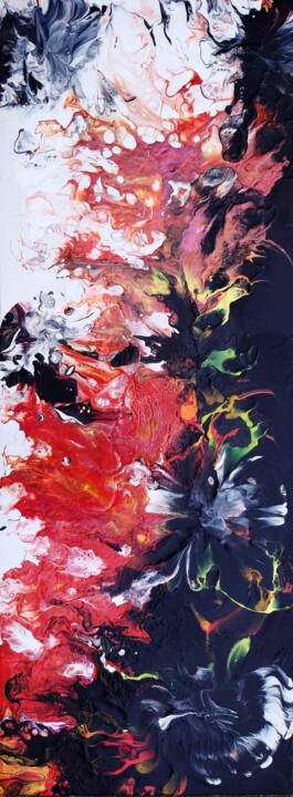 Peinture intitulée "Explosion" par Katerina Evgenieva, Œuvre d'art originale, Acrylique