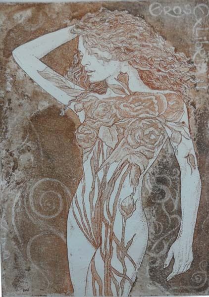 Printmaking titled "Scent" by Katerina Evgenieva, Original Artwork