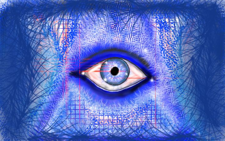 Digital Arts titled "eye-22.png" by Matthias Lietz, Original Artwork, Digital Painting