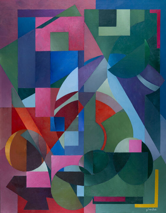 Peinture intitulée "PLAYGROUND" par Georges Georges Troubat, Œuvre d'art originale, Acrylique