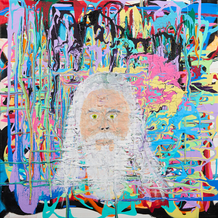 Pintura titulada "Self Portrait" por Troy Wilson-Ripsom, Obra de arte original, Acrílico Montado en Bastidor de camilla de m…