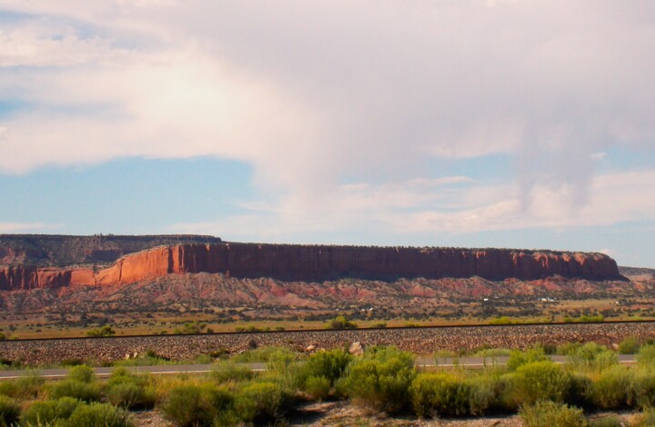 Photographie intitulée "Desert Mesa" par Troy Wilson-Ripsom, Œuvre d'art originale, Photographie numérique