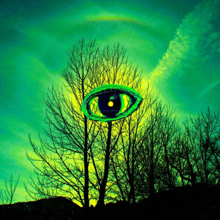 Digital Arts titled "Eye of the Watcher" by Troy Wilson-Ripsom, Original Artwork, Manipulated Photography