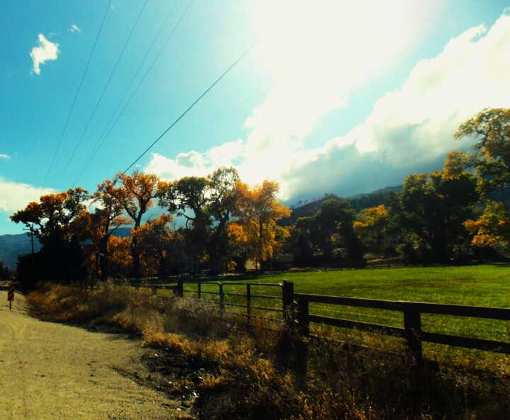 Photography titled "Fall Country Color" by Troy Wilson-Ripsom, Original Artwork, Digital Photography