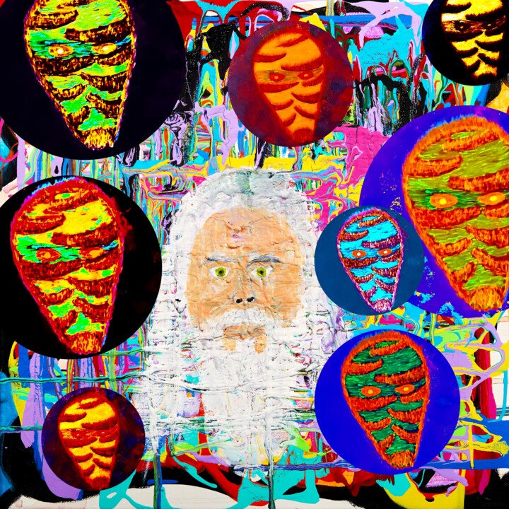 Digital Arts titled "Chorus of Fear and…" by Troy Wilson-Ripsom, Original Artwork, Digital Collage