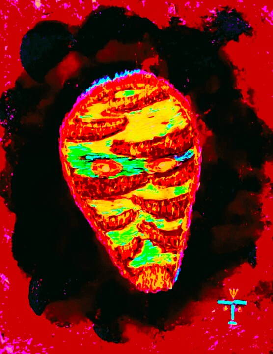 Arte digitale intitolato "Burning Fear" da Troy Wilson-Ripsom, Opera d'arte originale, Fotografia manipolata