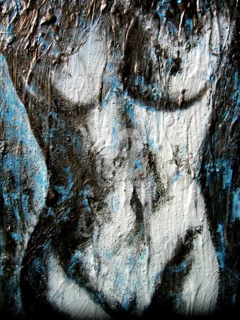 Pittura intitolato "Nudo" da Gian Piero Trucco, Opera d'arte originale, Olio