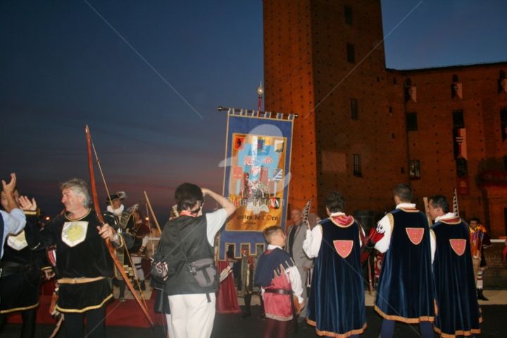 Fotografia intitolato "Pittore del Palio -…" da Gian Piero Trucco, Opera d'arte originale